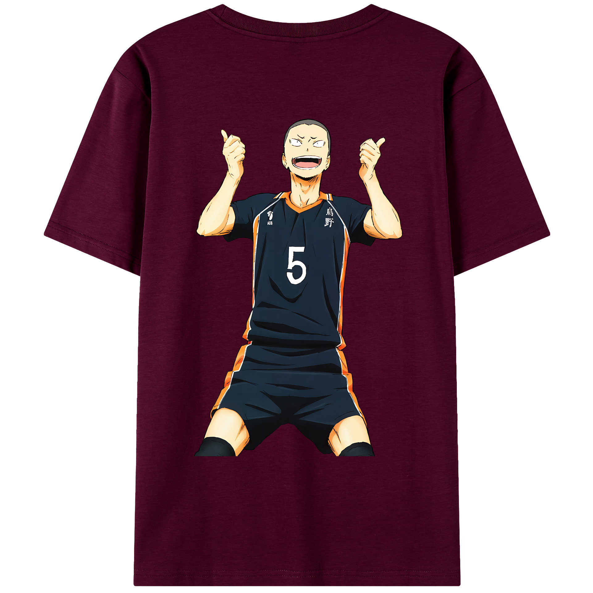 （画像用） ハイキュー!! Haikyu!! レディース半袖Tシャツ(バックプリント)